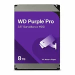 WD Purple Pro 8TB Surveillance Hard Drive (WD8001PURP) — 7200 RPM Class, 256MB Cache, AllFrame AI for Smart Video