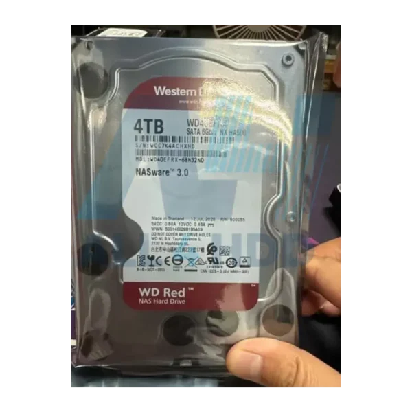 WD Red Plus 4TB NAS Hard Drive (WD40EFRX) – 5400 RPM, CMR