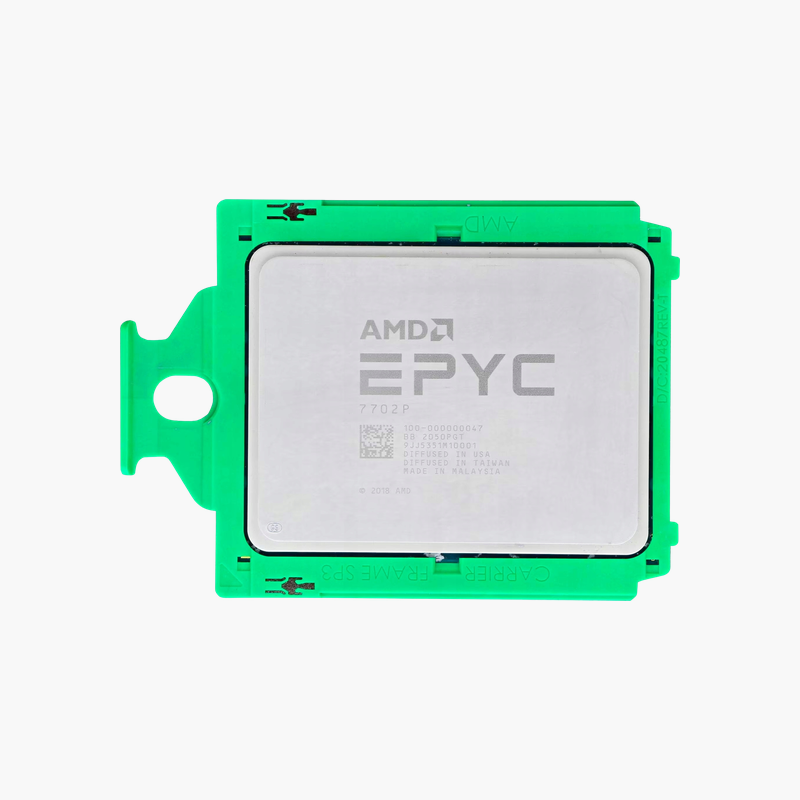 AMD EPYC 7702P Server Processor (EPYC 7702P) – 64-Core, 128-Thread, Up to 3.35GHz, SP3, 256MB L3 (Refurbished) AMD EPYC 7702P Server Processor (EPYC 7702P)