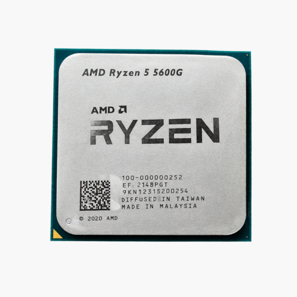 AMD Ryzen 5 5600G Desktop Processor - 6 Cores, 12 Threads, Up to 4.4 GHz, AM4, Radeon Graphics