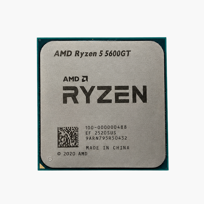 AMD Ryzen 5 5600GT Desktop Processor — 6 Cores, 12 Threads, Up to 4.6 GHz, AM4, Radeon Graphics AMD Ryzen 5 5600GT Desktop Processor - 6 Cores, 12 Threads, Up to 4.6 GHz, AM4, Radeon Graphics - Image 1