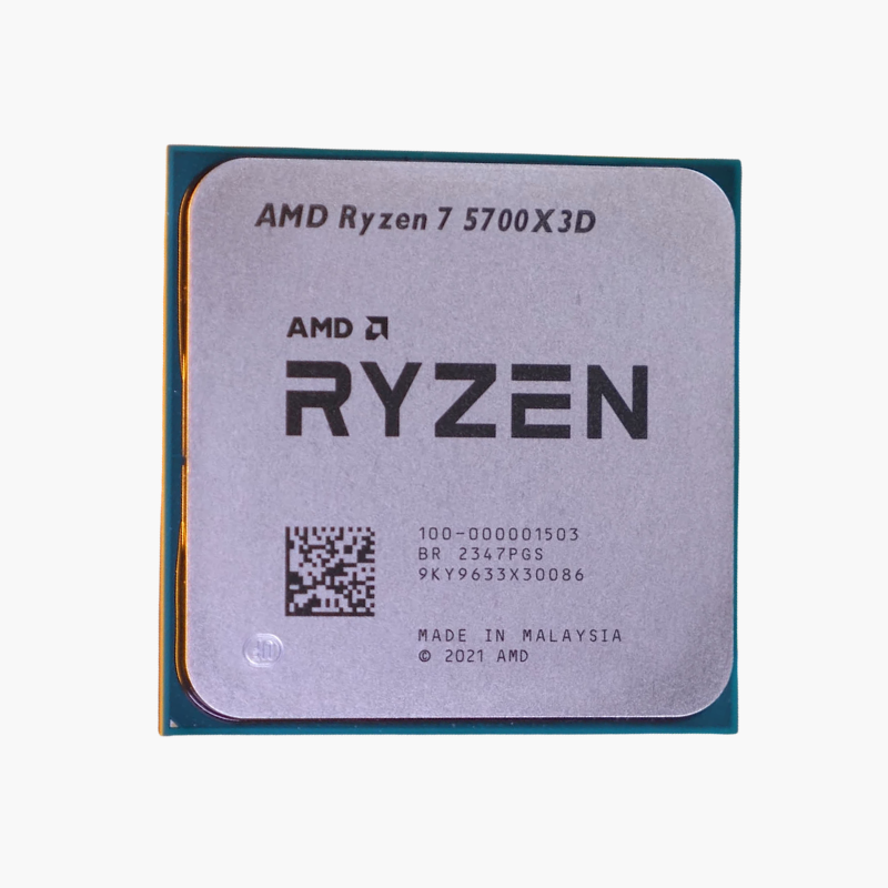 AMD Ryzen 7 5700X3D Desktop Processor — 8 Cores, 16 Threads, Up to 4.1 GHz, AM4, 3D V-Cache AMD Ryzen 7 5700X3D Desktop Processor - 8 Cores, 16 Threads, Up to 4.1 GHz, AM4, 3D V-Cache - Image 1