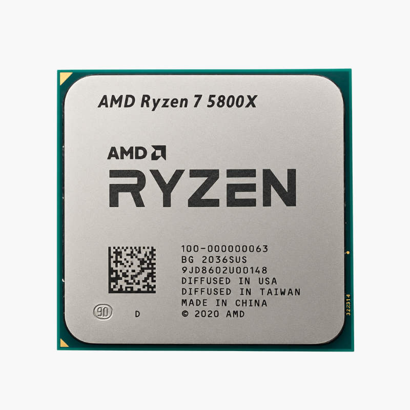 AMD Ryzen 7 5800X Desktop Processor — 8 Cores, 16 Threads, Up to 4.7 GHz, AM4 AMD Ryzen 7 5800X Desktop Processor - 8 Cores, 16 Threads, Up to 4.7 GHz, AM4, Unlocked - Image 1