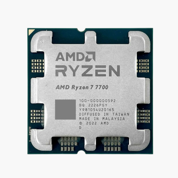 AMD Ryzen 7 7700 Desktop Processor - 8 Cores, 16 Threads, Up to 5.3 GHz, AM5, Unlocked