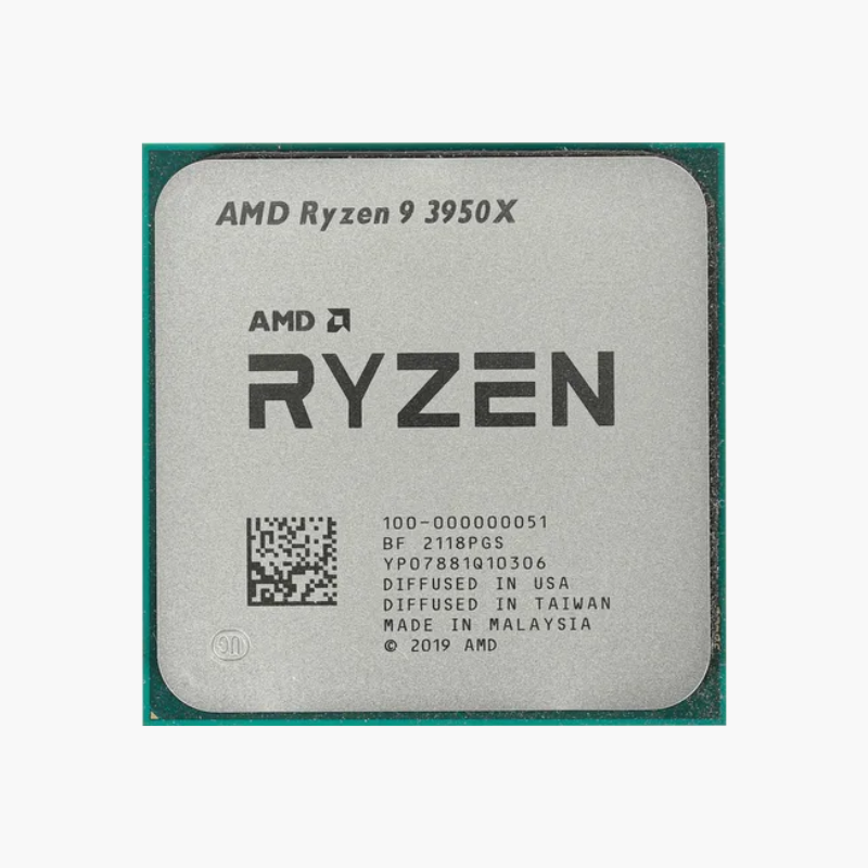 AMD Ryzen 9 3950X Desktop Processor — 16 Cores, 32 Threads, Up to 4.7 GHz, AM4 AMD Ryzen 9 3950X Desktop Processor - 16 Cores, 32 Threads, Up to 4.7 GHz, AM4, Unlocked - Image 1
