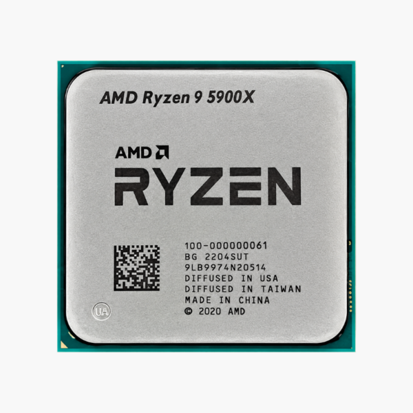AMD Ryzen 9 5900X Desktop Processor - 12 Cores, 24 Threads, Up to 4.8 GHz, AM4, Unlocked