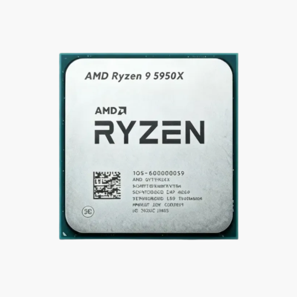 AMD Ryzen 9 5950X Desktop Processor - 16 Cores, 32 Threads, Up to 4.9 GHz, AM4, Unlocked