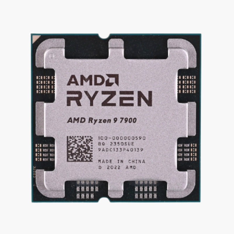 AMD Ryzen 9 7900 Desktop Processor — 12 Cores, 24 Threads, Up to 5.4 GHz, AM5 AMD Ryzen 9 7900 Desktop Processor - 12 Cores, 24 Threads, Up to 5.4 GHz, AM5, Unlocked - Image 1