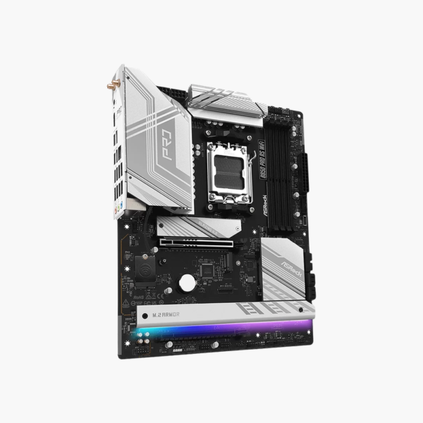 ASRock B850 Pro RS WiFi ATX Motherboard — AM5, DDR5 8000+ (OC), PCIe 5.0, 2.5G LAN & Wi-Fi 6E