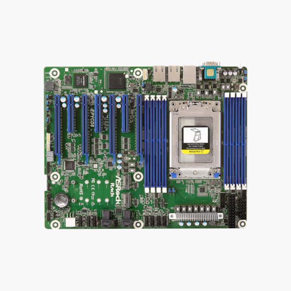 ASRock Rack EPYCD8 ATX Server Motherboard — AMD EPYC 7002/7001, SP3, 8x DDR4 ECC, Dual Intel LAN