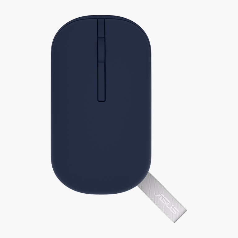 ASUS MD100 Marshmallow Wireless Mouse, Quiet Blue (MD100 MOUSE/BL)