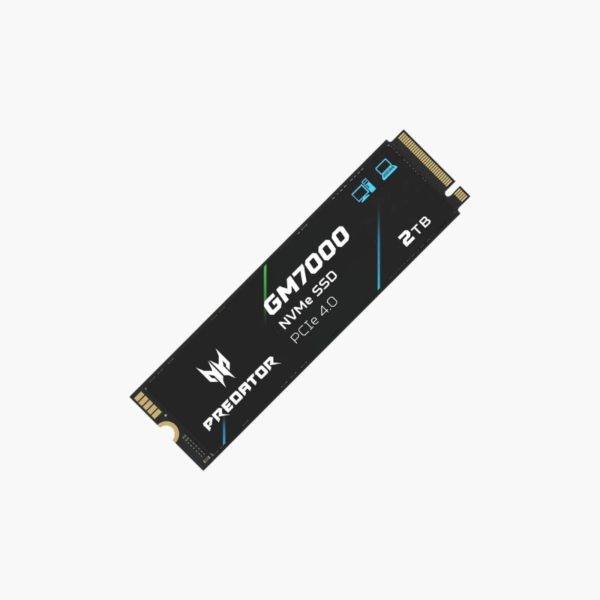 Acer Predator GM7000 2TB NVMe SSD (BL.9BWWR.106) – PCIe Gen4 x4 M.2 2280, Up to 7,400MB/s, 1,300 TBW