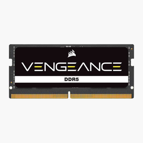 CORSAIR VENGEANCE 16GB DDR5-5200 Laptop Memory (SO-DIMM) (CMSX16GX5M1A5200C44)