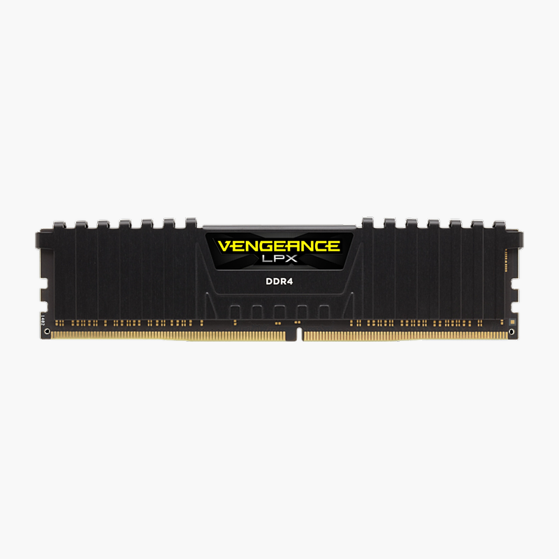 CORSAIR VENGEANCE 32GB (2 x 16GB) DDR4-3200 Desktop Memory Kit (CMK32GX4M2E3200C16) – CL16, PC4-25600, Black CORSAIR VENGEANCE 32GB (2 x 16GB) DDR4-3200 Desktop Memory Kit (CMK32GX4M2E3200C16)