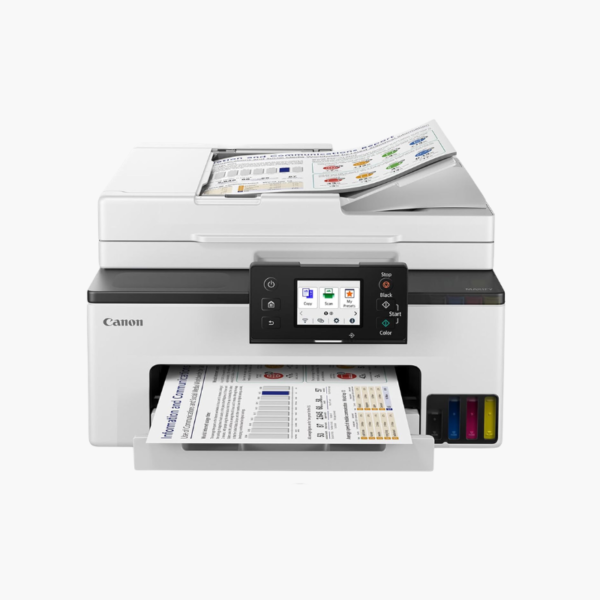 Canon MegaTank GX2020 Wireless All-in-One Printer – Print, Copy, Scan, Fax, 35-Sheet ADF, Refillable Ink