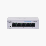 Cisco Business 110 CBS110-5T-D-NA 5-Port Gigabit Unmanaged Switch – Fanless Desktop Design
