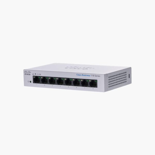 Cisco Business CBS110-8T-D 8-Port Gigabit Unmanaged Desktop Switch (CICBS1108TDN)