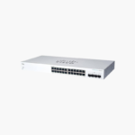 Cisco Business CBS220-24T-4X 24-Port Gigabit Smart Switch with 10G Uplinks (CIBS22024T4X) – 4x 10G SFP+