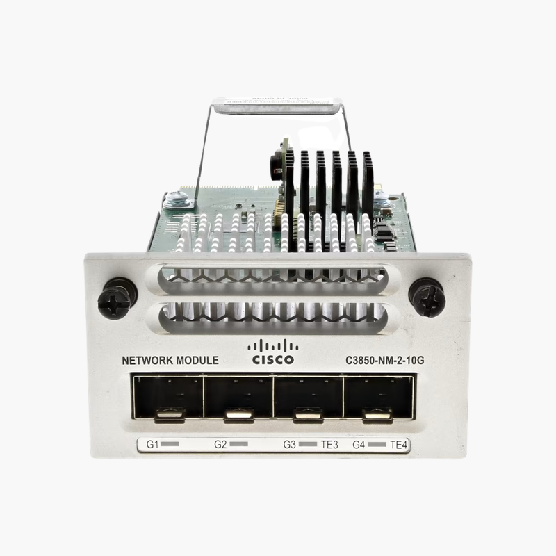 Cisco C3850-NM-2-10G Catalyst 3850 Network Module – 2 x 10G SFP+ / 4 x 1G SFP Uplinks