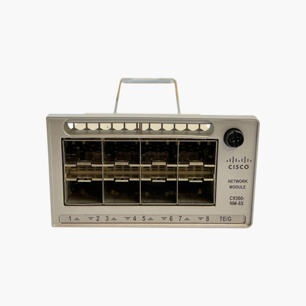 Cisco C9300-NM-8X Catalyst 9300 Network Module – 8 x 10G SFP+ Uplink Ports, Hot-Swappable