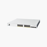 Cisco Catalyst 1200 24-Port Gigabit Full PoE+ Smart Switch (C1200-24FP-4X) (CIC120024F4X) – 375W PoE, 4x 10G SFP+