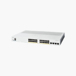 Cisco Catalyst 1200 24-Port Gigabit PoE+ Smart Switch (C1200-24P-4G) – 195W PoE, 4x 1G SFP