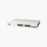 Cisco Catalyst 1200 24-Port Gigabit PoE+ Smart Switch (C1200-24P-4X) (CIC120024P4X) – 195W PoE, 4x 10G SFP+