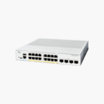 Cisco Catalyst 1300 16-Port Gigabit PoE+ Managed Switch (C1300-16P-4X) (CIC130016P4X) – 16x PoE+, 4x 10G SFP+, Layer 3 Managed