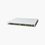 Cisco Catalyst 1300 48-Port Gigabit PoE+ Managed Switch (C1300-48P-4G) (CIC130048P4G) – 375W PoE, 4x 1G SFP, Layer 3 Managed