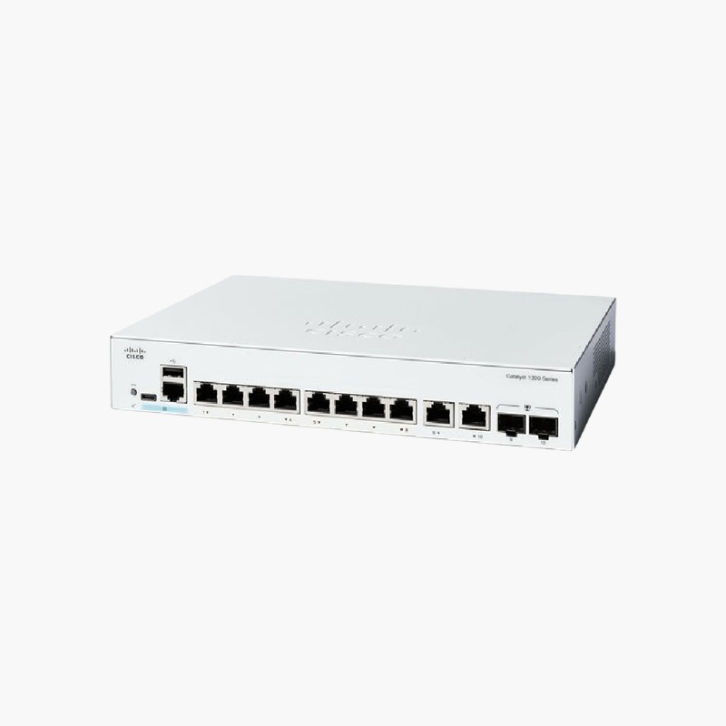 Cisco-Catalyst-1300-8-Port-Gigabit-Managed-Switch-C1300-8T-E-2G-CIC13008TE2G-2x-Gigabit-RJ45SFP-combo-Layer-3-Managed-1.png Cisco Catalyst 1300 8-Port Gigabit Managed Switch (C1300-8T-E-2G) (CIC13008TE2G) – 2x Gigabit RJ45/SFP combo, Layer 3 Managed - Image 1