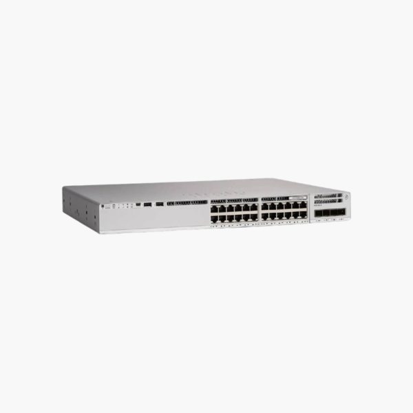 Cisco Catalyst 9200 24-Port Multigigabit PoE+ Switch (C9200-24PXG-E) (CIC9224PXGE) – 24x PoE+, Layer 3 Managed