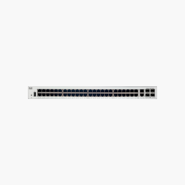 Cisco Catalyst C1000-48T-4X-L 48-Port Gigabit Ethernet Switch – 4x 10G SFP+ Uplinks, Layer 2 Managed