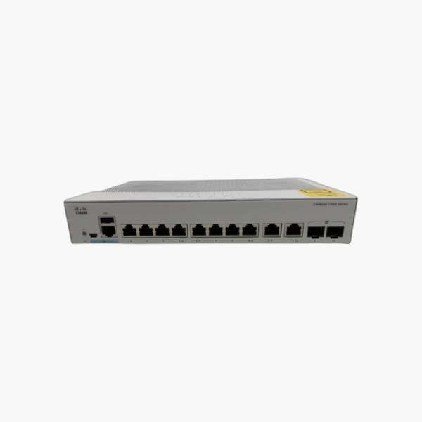 Cisco Catalyst C1000-8T-E-2G-L 8-Port Gigabit Ethernet Switch – 2x 1G SFP/RJ-45 Combo Uplinks, Layer 2 Managed