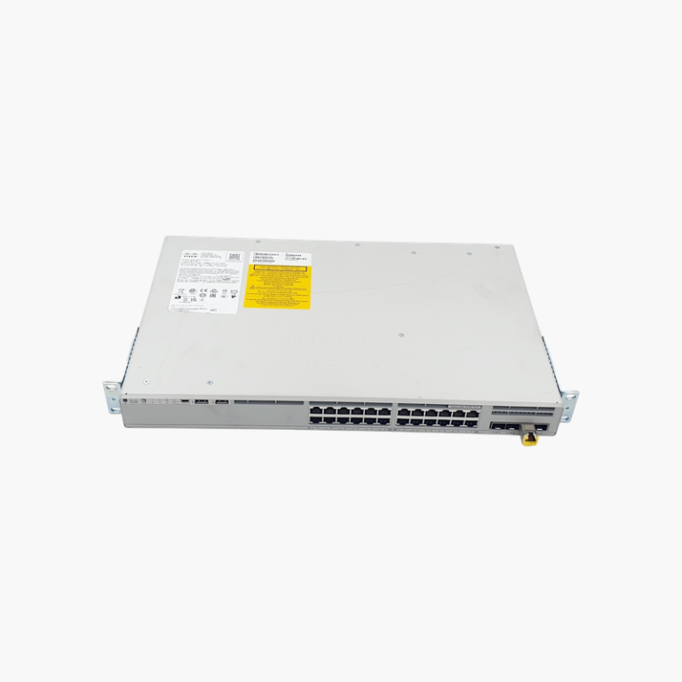 Cisco Catalyst C9200L-24P-4G-E 24-Port Gigabit PoE+ Switch – 370W PoE+, 4x 1G SFP Uplinks, Network Essentials