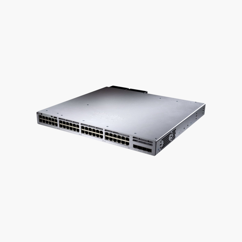 Cisco Catalyst C9300-48P-E 48-Port Gigabit PoE+ Switch – 437W PoE+, Modular Uplinks, Network Essentials