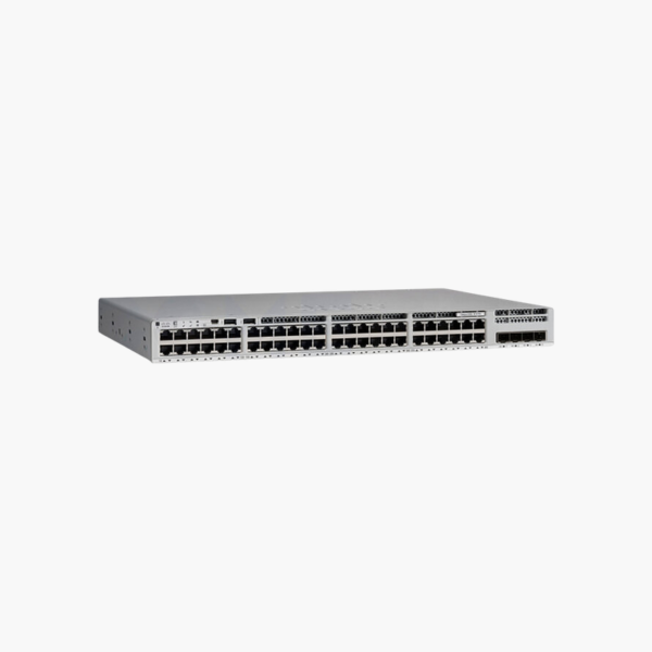 Cisco Catalyst C9300L-48P-4G-E 48-Port Gigabit PoE+ Switch – 505W PoE+, 4x 1G SFP Uplinks, Network Essentials