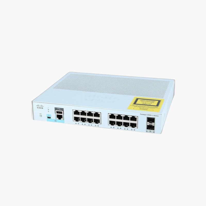 Cisco Catalyst WS-C2960L-16TS-LL 16-Port Gigabit Switch – 2x 1G SFP Uplinks, LAN Lite Cisco Catalyst WS-C2960L-16TS-LL 16-Port Gigabit Switch – 2x 1G SFP Uplinks, LAN Lite