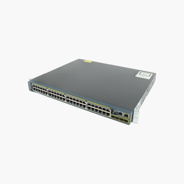 Cisco Catalyst WS-C2960S-48FPD-L 48-Port Gigabit PoE+ Switch – 740W PoE+, 2x 10G SFP+ Uplinks, LAN Base