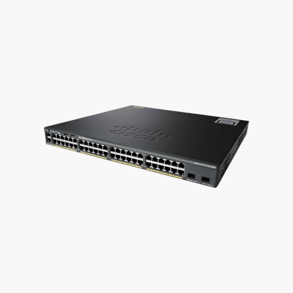 Cisco Catalyst WS-C2960S-48LPD-L 48-Port Gigabit PoE+ Switch – 370W PoE+, 2x 10G SFP+ Uplinks, LAN Base