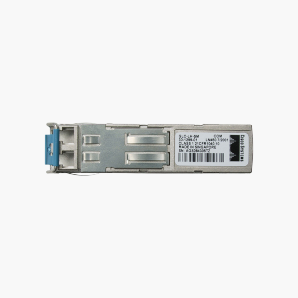 Cisco GLC-LH-SM 1000BASE-LX/LH SFP Transceiver Module – 1310nm, 10km SMF, LC Duplex