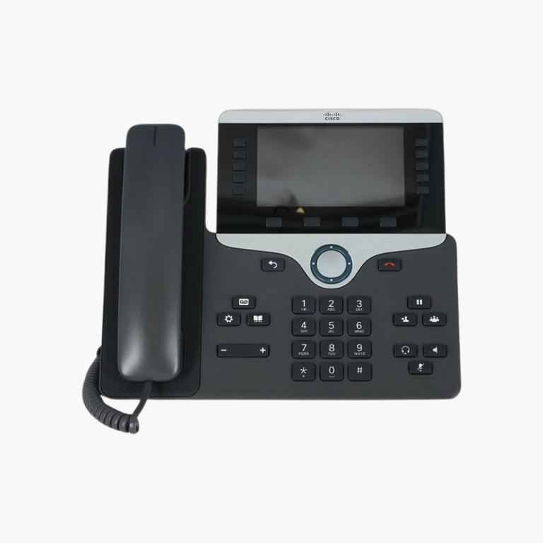 Cisco IP Phone 8811 with 5" Display (CP-8811-K9) – Gigabit VoIP Desk Phone, 5 Line Keys (Renewed)