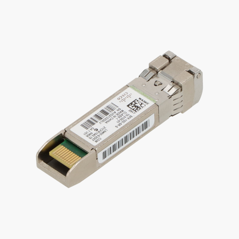 Cisco SFP-10G-SR-S 10GBASE-SR S-Class SFP+ Transceiver Module – 850nm, 300m MMF, LC Duplex
