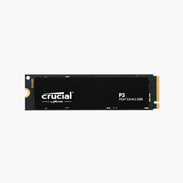 Crucial P3 500GB PCIe Gen3 NVMe M.2 SSD (CT500P3SSD8) – Up to 3,500MB/s