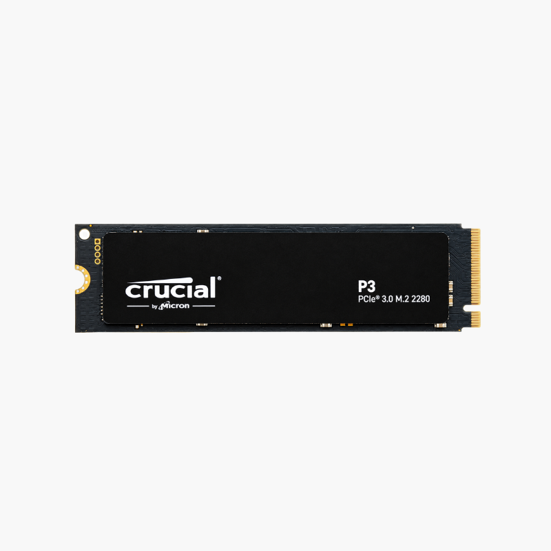Crucial P3 500GB PCIe Gen3 NVMe M.2 SSD (CT500P3SSD8) – Up to 3,500MBs speed Crucial P3 500GB PCIe Gen3 NVMe M.2 SSD (CT500P3SSD8) – Up to 3,500MB/s - Image 1