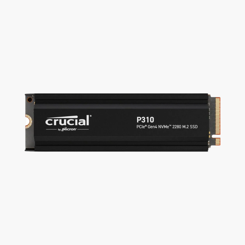 Crucial P310 1TB PCIe Gen4 NVMe M.2 SSD with Heatsink (CT1000P310SSD5-01) – Up to 7,100MBs speed Crucial P310 1TB PCIe Gen4 NVMe M.2 SSD with Heatsink (CT1000P310SSD5-01) – Up to 7,100MB/s, PS5 Ready - Image 1