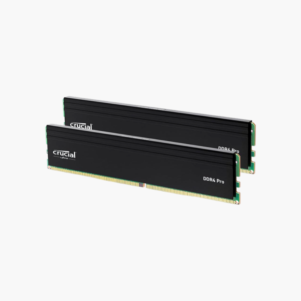 Crucial Pro 32GB (2x16GB) DDR4-3200 Desktop RAM Kit (CP2K16G4DFRA32A) – CL22 UDIMM