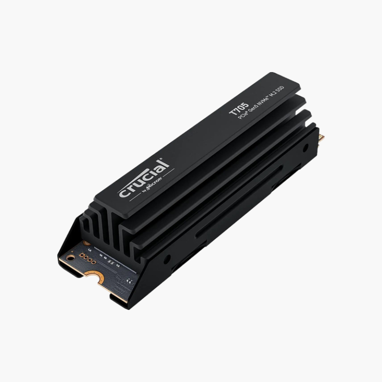 Crucial T705 with Heatsink 1TB PCIe 5.0 NVMe M.2 SSD with Heatsink (CT1000T705SSD5)