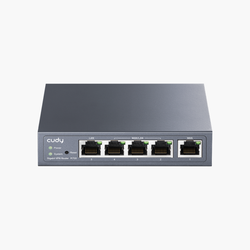Cudy R700 Gigabit Multi-WAN VPN Router (CUR700) – Multi-WAN Gigabit Ethernet