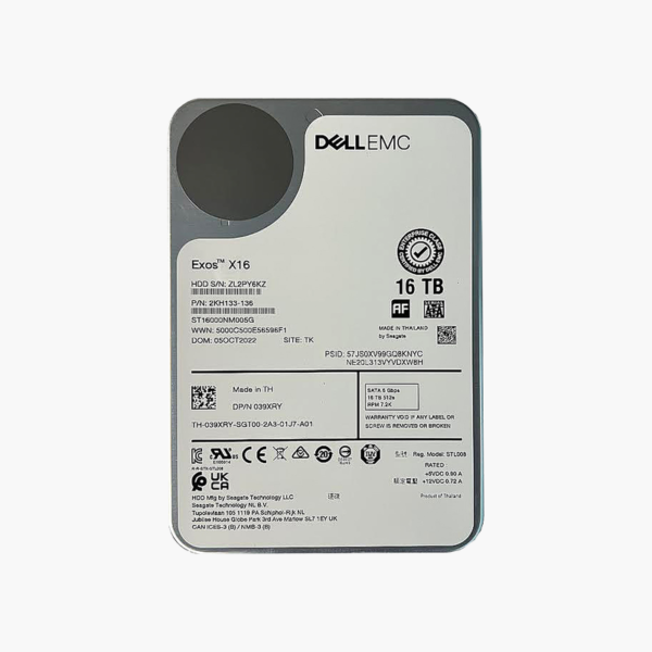 Dell Enterprise 16TB Nearline Server Hard Drive (39XRY)