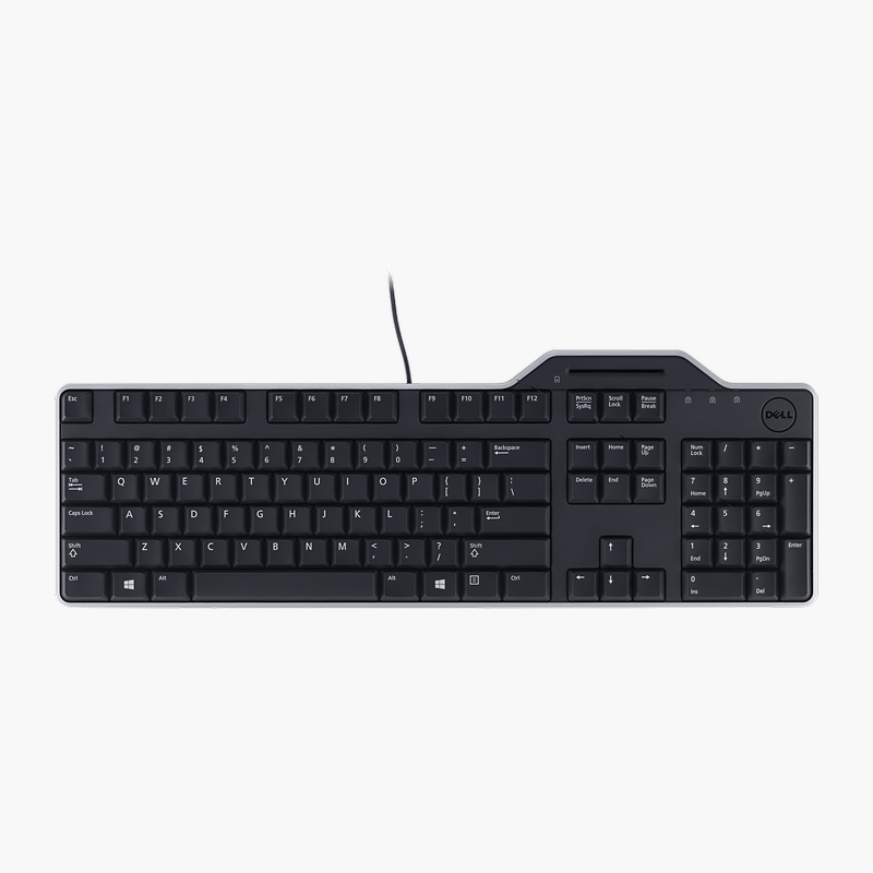 Dell KB813 Wired Smart Card Keyboard (KB813-BK) – Wired, Smart Card Reader, Numeric Keypad Dell KB813 Wired Smart Card Keyboard (KB813-BK)
